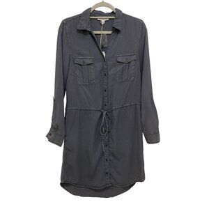 BeachLunchLounge Dress‎ Womens S Petite Blue Casual Beach Vacation NWT